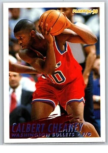 1994-95 Fleer Calbert Cheaney Washington Bullets #230 - Picture 1 of 2