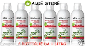 ZUCCARI ALOE VERA x2 -- 6x SUCCO PURO D'ALOE con ANTIOSSIDANTI 1000ml - 7 FRUTTI - Foto 1 di 1