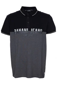 Bruno Banani Camiseta Polo Para Hombre De Manga Corta De Algodón Negra - Picture 1 of 4