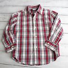 Izod Boy Button Down Dress Shirt Youth Size Xs 4 5 4T 5T Red Black Navy White