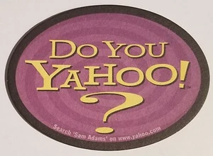 DO YOU YAHOO! ? Samuel Adams 1998 Ski Adventure Bar Beer Coaster - Picture 1 of 2