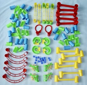 Huge 86pc Quercetti Marble Run Race Track Game marbleworks maze + 16 marbles  - Picture 1 of 9