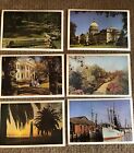 Lot de 6 photos panoramiques de tapis souvenirs vintage du Mississippi