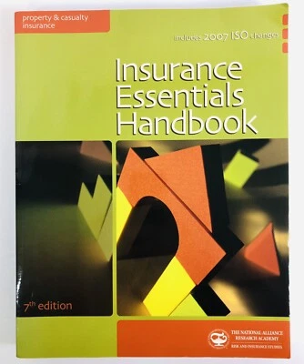 THE INSURANCE ESSENTIALS HANDBOOK 7th Ed (THE ESSENTIALS SERIES) By The National - Image 1 of 4
