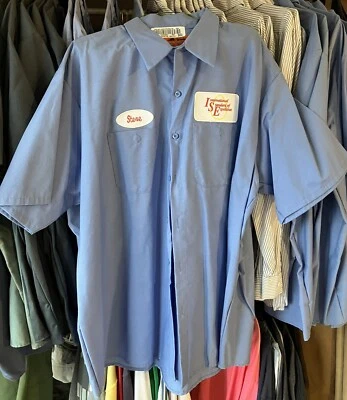 Amazing Red Kap 3XL ShortSleeve Work Shirt w/ Int’l Standard Of Excellence Patch - Image 1 of 3