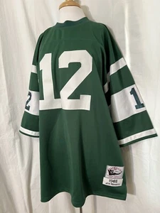 Vintage Throwback NFL  1968 JOE NAMATH # 12 Jersey Size 56 Made In Korea - Picture 1 of 14