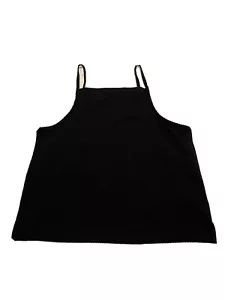 Madewell Black Ribbed Tank Top Size Small NEW - Picture 1 of 2