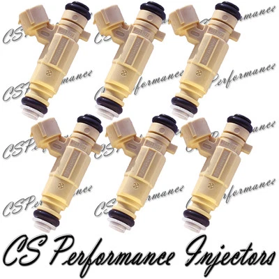 Juego de 6 inyectores de combustible OEM para Hyundai Santa Fe 2007-2009 2,7 L V6 2008 2,7 Foto 1 de 2
