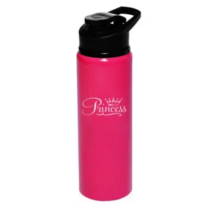 25oz Aluminum Sports Water Bottle Travel Princess Fancy - Picture 1 of 8