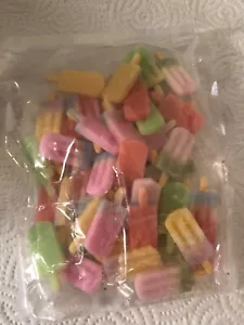 40 PCS L Ice-Lolly Flatback Resin Charm Assorted No Hole Beads for DIY Crafts - Picture 1 of 14