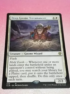 Deep Gnome Terramancer Mtg Commander Legends BBG Booster Fresh - Picture 1 of 2