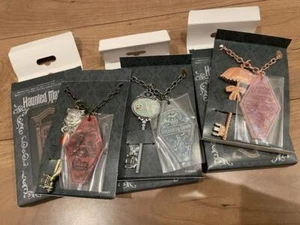 Haunted Mansion Disney Keychain Set of 3 Hitchhiking Sally Tiger Lady 2024 - Picture 1 of 4