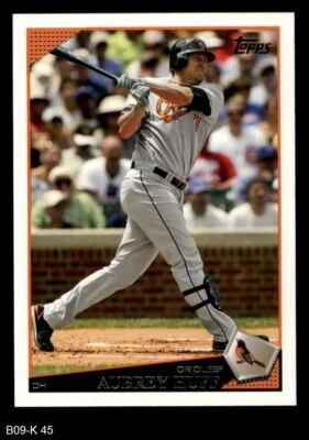 2009 Topps #45 Aubrey Huff Orioles 8 - NM/MT - Image 1 of 2