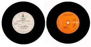 Lot 2 DALIDA 45t La Dance De Zorba + Paroles Paroles Argentina 7" ALAIN DELON - Picture 1 of 5