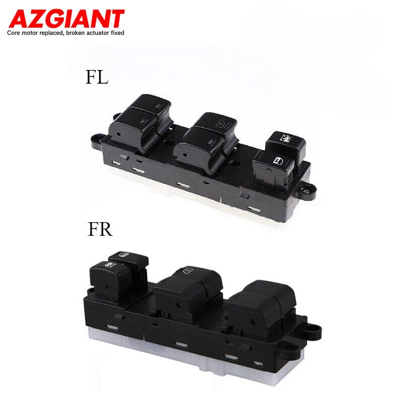 Interruptor de ventana del lado del conductor delantero izquierdo/derecho para Nissan Navara x-Trail D40 2007-13 Foto 1 de 1