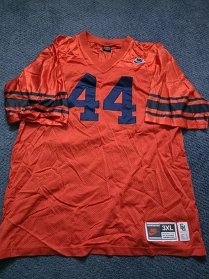 Camiseta de fútbol Nike Ernie Davis 1961 Syracuse Orangemen para hombre 3XL naranja azul marino Foto 1 de 4
