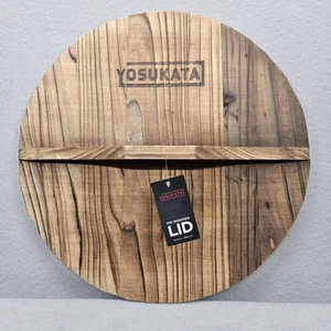 BRANDNEU OFFENE BOX • YOSUKATA TANNE HOLZDECKEL für WOK 14" Kochgeschirr - Bild 1 von 8