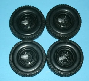 1/18 Scale 1990's Hummer H1 Off-Road 4x4 Wheel &  Tire Set 4 Maisto Model Parts - Picture 1 of 6
