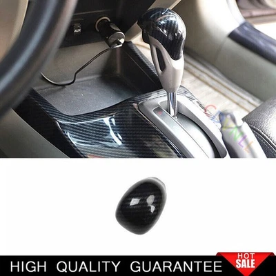 Para Honda Civic 9th AT 2012-15 Fibra de Carbono Consola Central Cambio Perilla Borde Foto 1 de 4