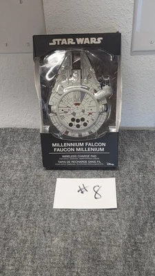 Star Wars Millennium Falcon Wireless Light Up Phone Charger Apple Android - Image 1 of 4