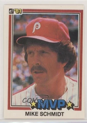1981 Donruss Mike Schmidt #590 HOF - Image 1 of 2