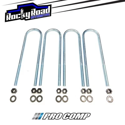 Pro Comp 15.75” ID Round 5/8" U-Bolt Kit (4) for 1999-2010 Ford F250 F350 4x4 - Image 1 of 4
