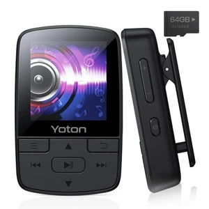 MP3 Player with Bluetooth 5.2, 64GB, HiFi-Music, with Sports Clip and Indepen... - Picture 1 of 7