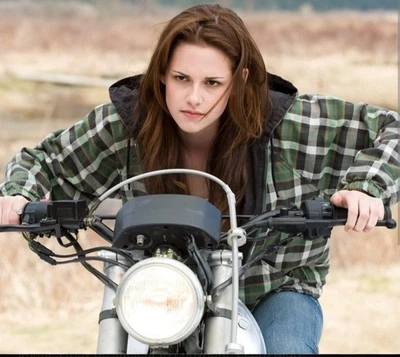 全新带标签 100% 棉连帽格子长袖上衣女式小号 Cyber Grunge Bella Swan — 第 1/4 张图片