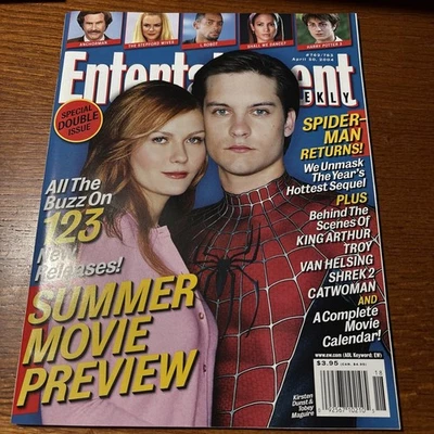 VTG 2004 Entertainment Weekly Spider-Man Returns Catwoman Harry Porter 3 I Robot - Image 1 of 4