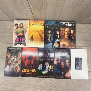 Horror VHS Lot of 9 90s-00s Movies | Cabin Fever, Final Destination, Joy Ride ++ - Picture 1 of 7