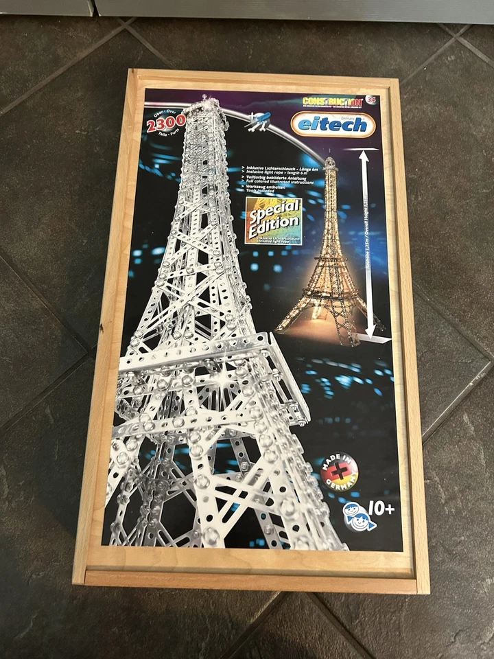Eiffel Tower Eitech C34 Special Edition Metal Building Construction Steel Model - Image 1 of 3