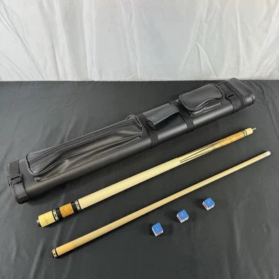 Taco de billar Meucci Hall of Fame 2 HOF-2 con estuche (usado) Foto 1 de 4