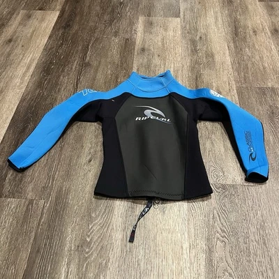 Rip Curl Classic Flatlock 1.1mm Wetsuit Top Youth Size 10 Boys Surf - Image 1 of 4
