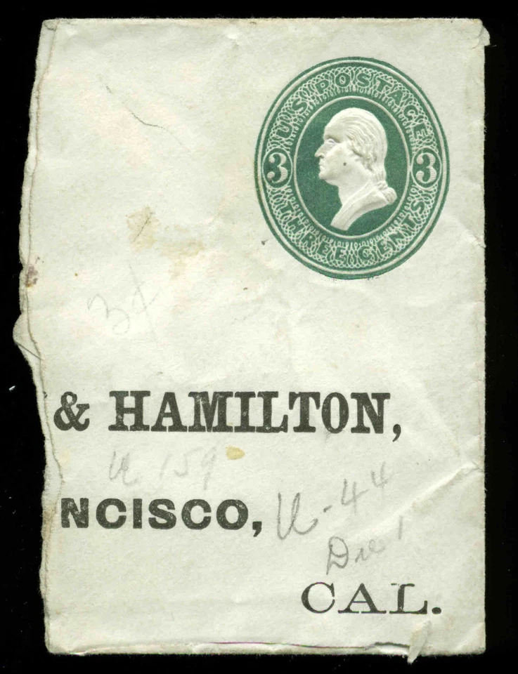 U159 Full Corner Cut Square Mint Hinged - Image 1 of 1