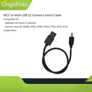Cavo di controllo fotocamera MCC a Multi USB S2 per DJI Ronin-S stabilizzatore per Sony A9 - Foto 1 di 8