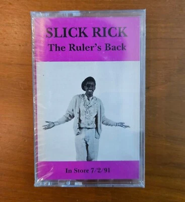 SEALED RARE ADVANCE PROMO SLICK RICK The Ruler's Back RAP HIP-HOP CASSETTE TAPE - Image 1 of 4