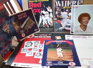 Memorabilia de los Medias Rojas de Boston - 1986 WS, 1999 AS Fanfest, 1976 Star Market fotos + - Imagen 1 de 14