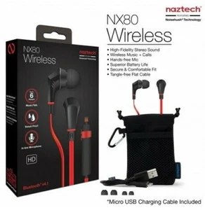 Pedestrian Kit Earphones Universel NOISEHUSH NX80W Bluetooth Samsung Apple - Picture 1 of 4