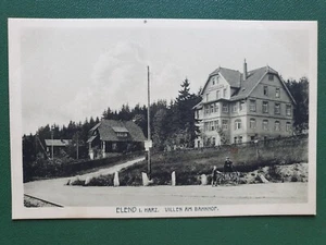 Cartolina Oberharz am Brocken OT miseria nell'harz ville alla stazione - Foto 1 di 2