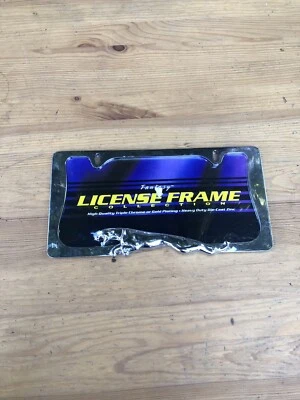 Jaguar License Plate Frame Silver Tag Holder - Image 1 of 4