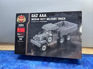 Lego Brickmania 2203 Gaz AAA camión militar de servicio mediano 166 piezas nuevo sellado - Imagen 1 de 4
