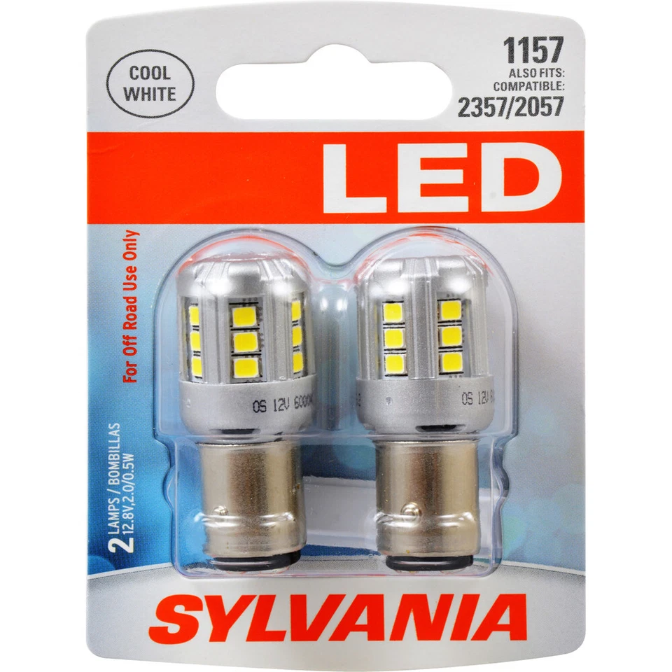 SYLVANIA - 1157 LED White Mini Bulb - Bright Bulb, Ideal for  - Image 1 of 1