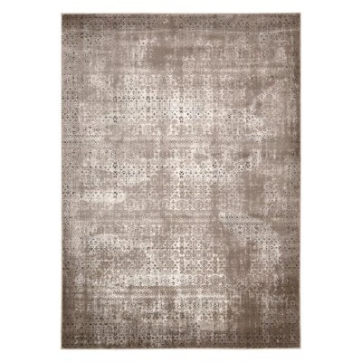 Alfombra Nourison Karma Vintage Damasco Ceniza 5'3" x 7'4" Área, Fácil - Limpieza, No Foto 1 de 4