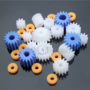 26pcs Plastic Spindle Gear Worm For Aircraft Car Truck Model Robotic Motor Shaft - Picture 1 of 3