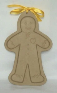 Brown Bag Cookie Art Craft Christmas Gingerbread Boy ornament - Picture 1 of 2
