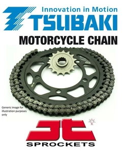 Suzuki GS750 B-LN 77-82 Tsubaki Omega 630 O-Ring Chain & JT Sprocket Kit - Picture 1 of 4