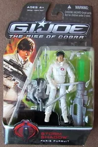 GI Joe Rise of Cobra Storm Shadow Paris Pursuit Action Figure NOC - Picture 1 of 5