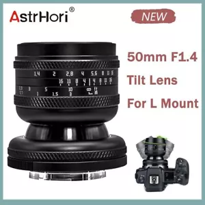 AstrHori 50mm F1.4 Full Frame MF Tilt Shift Lens For Leica Panasonic Sigma L Mou - Picture 1 of 10