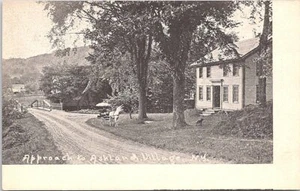 Lithograph Ashland Village NY Street Scene 1908 - Picture 1 of 2