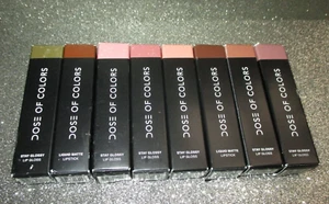 Lot of 8 x Dose Of Colors Liquid Matte Lipstick& Stay Glossy Full Size NIB - Picture 1 of 2
